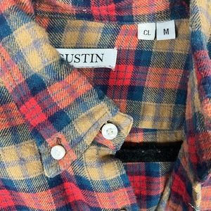 Men’s MD classic fit flannel shirt.